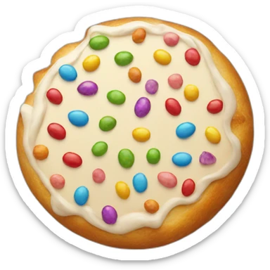 Pastry-confetti sticker