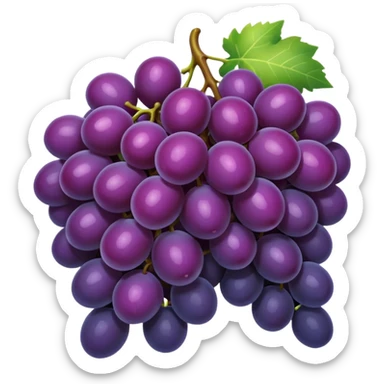 dark grapes sticker