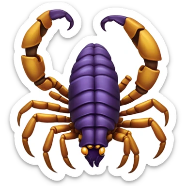 Mean scorpion  sticker