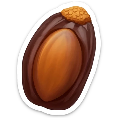 fruit date brown sticker