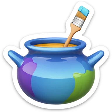 PAINT ON CERAMIC sticker