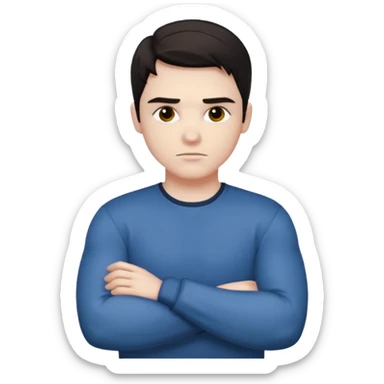 Cole Palmer crossed arms cold emoji sticker