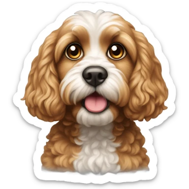 Cavapoo serious sticker