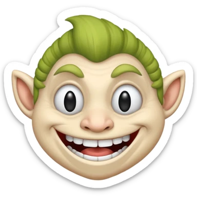 Troll face sticker