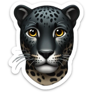 black jaguar sticker