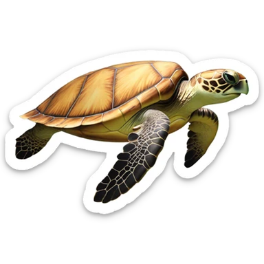 Sea turtle sticker