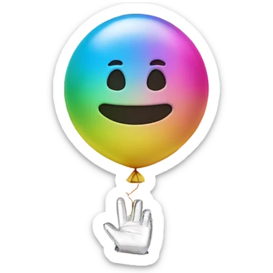 2025 foil balloon with  sticker