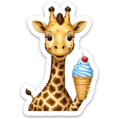 Giraffe with Ice Creams
Giraffe holding double scoop



 sticker