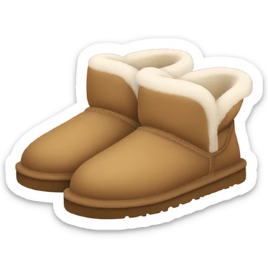 Ugg slippers sticker