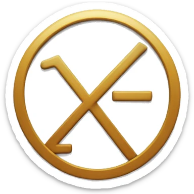 A simple interest rate symbol sticker