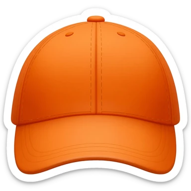 Orange Cap sticker