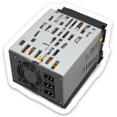 modular pc power supply sticker