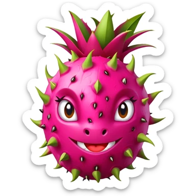 Blox Fruit Dragon fruit western sticker