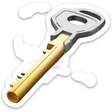 car key with powder on it sticker