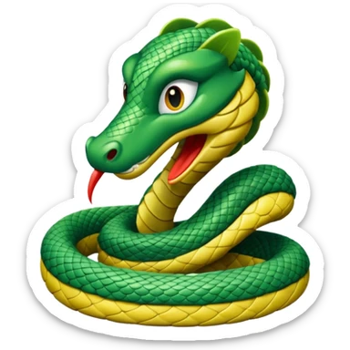Persuasions.ai serpent mascot sticker