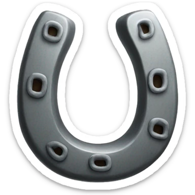 Horse shoe sticker