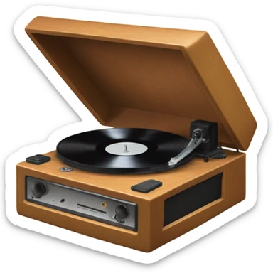 Record player sticker