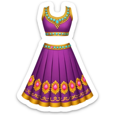 Chaniya choli sticker