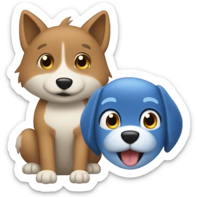 Bluey and bingo  sticker