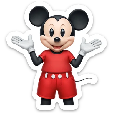 classic Mickey Mouse sticker