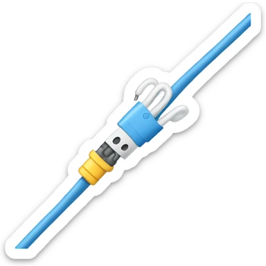 Eletric cable mickie mouse connector sticker