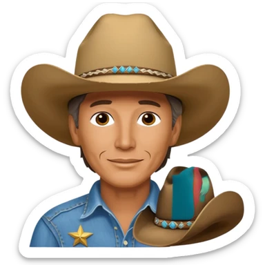 George Strait and Alan Jackson sticker