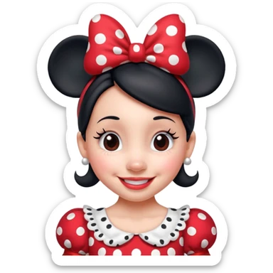 Minnie sticker