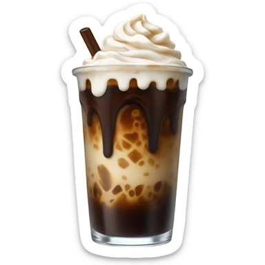 Ice coffee sticker