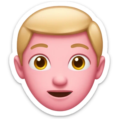 Pink hearts emoji  sticker