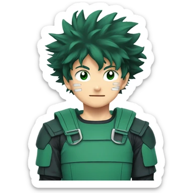 izuku midoriya  sticker