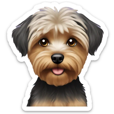 yorkiepoo sticker