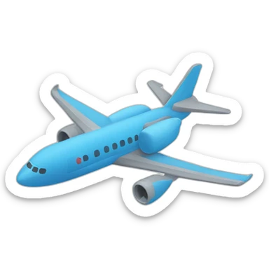 un avion qui détruit deux tour sticker