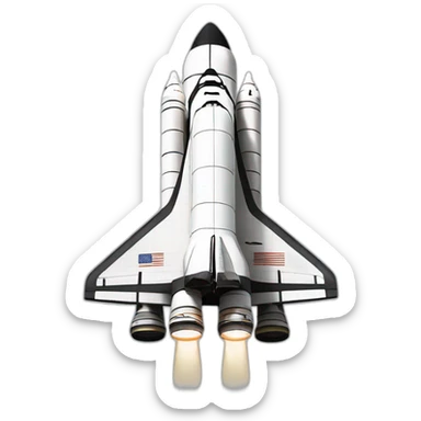 space shuttle discovery sticker