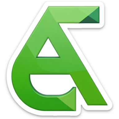 bombe nombre vert  sticker