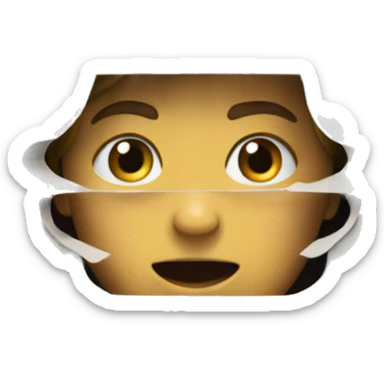 Peeking through blinds  sticker