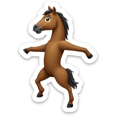 horse dancing sticker