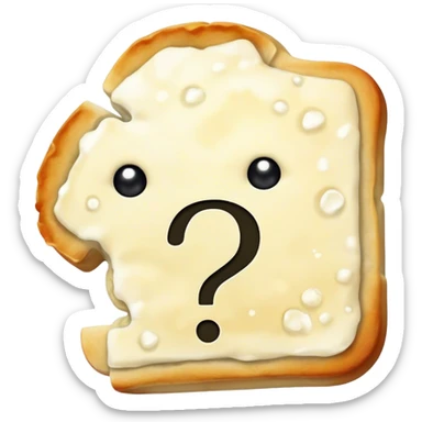 Cod with a question mark sticker