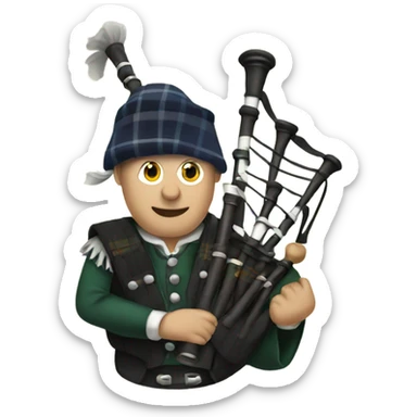 Bagpipes sticker