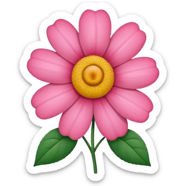 Flor rosada sticker