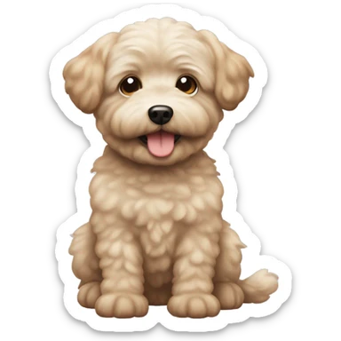 Poochon dog￼￼ sticker