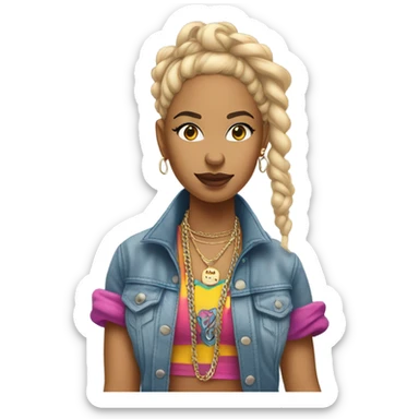 Mulatto rapper  sticker