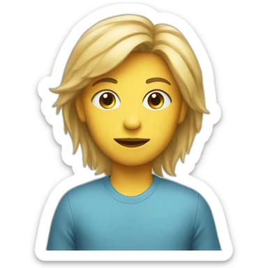 Un adolescent sticker