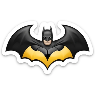 batman symbol sticker