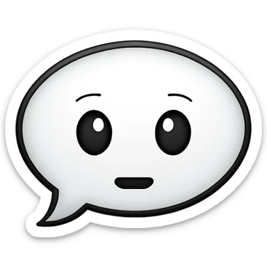 comic book speech bubble sticker