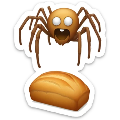 spider but its body is bread sticker