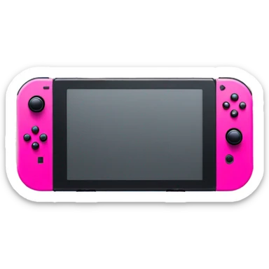 Pink nintendo switch sticker