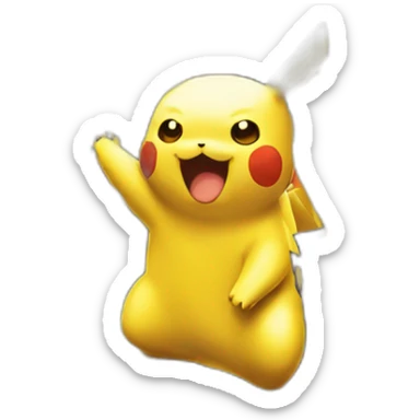 pikachu battle sticker