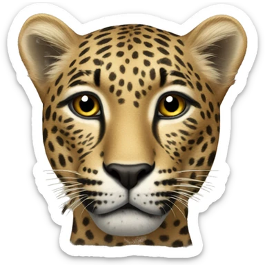 Leopard  sticker
