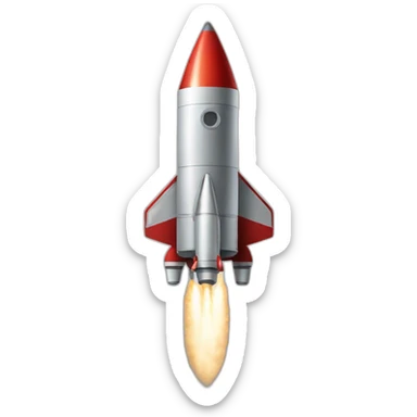 rocket missile sticker