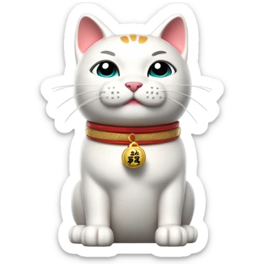 maneki neko sticker